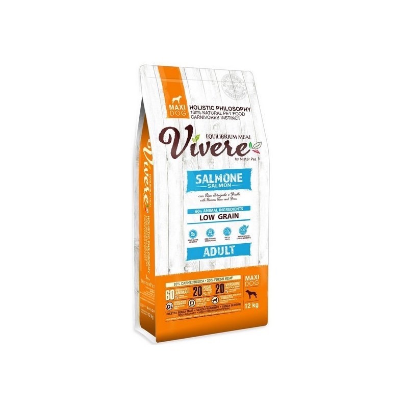Vivere Maxi Adult Łosoś 12kg Karma Monobiałkowa dla dużych ras