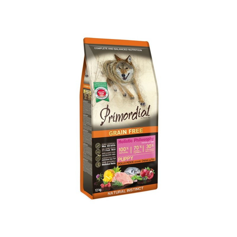 Primordial Dog Grain Free Puppy Chicken & Sea Fish 12kg