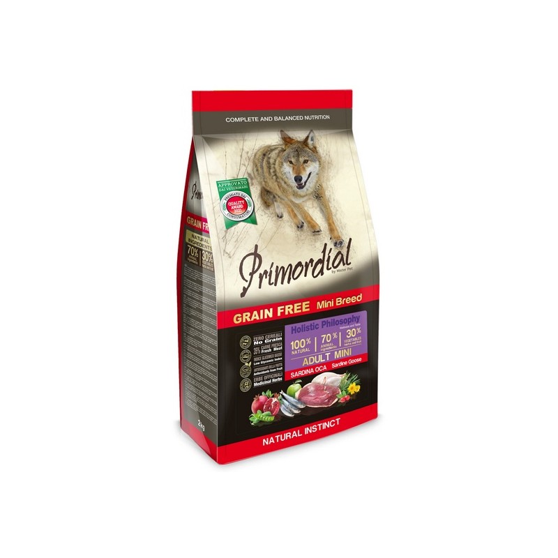 Primordial Dog Grain Free Mini Adult Sardine & Goose 6kg