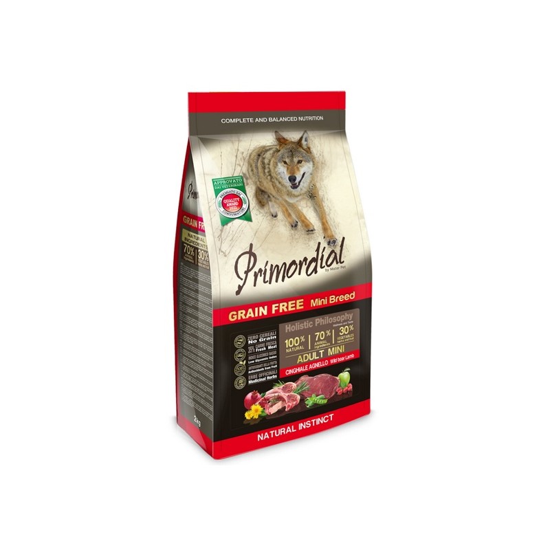 Primordial Dog Grain Free Mini Adult Wild Boar & Lamb 6kg