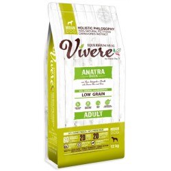 Vivere Dog Medium Adult Łosoś 12kg Karma Monobiałkowa + Vivere Kaczka 3kg